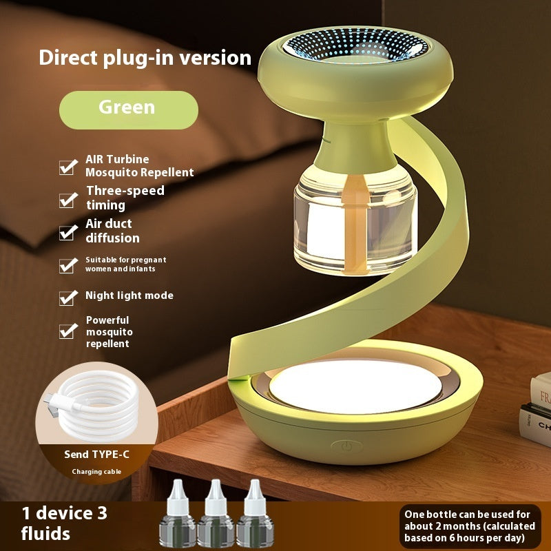 Mosquito Killing Lamp Intelligent Timing Two-in-one Spiral Electric Heating Repellent