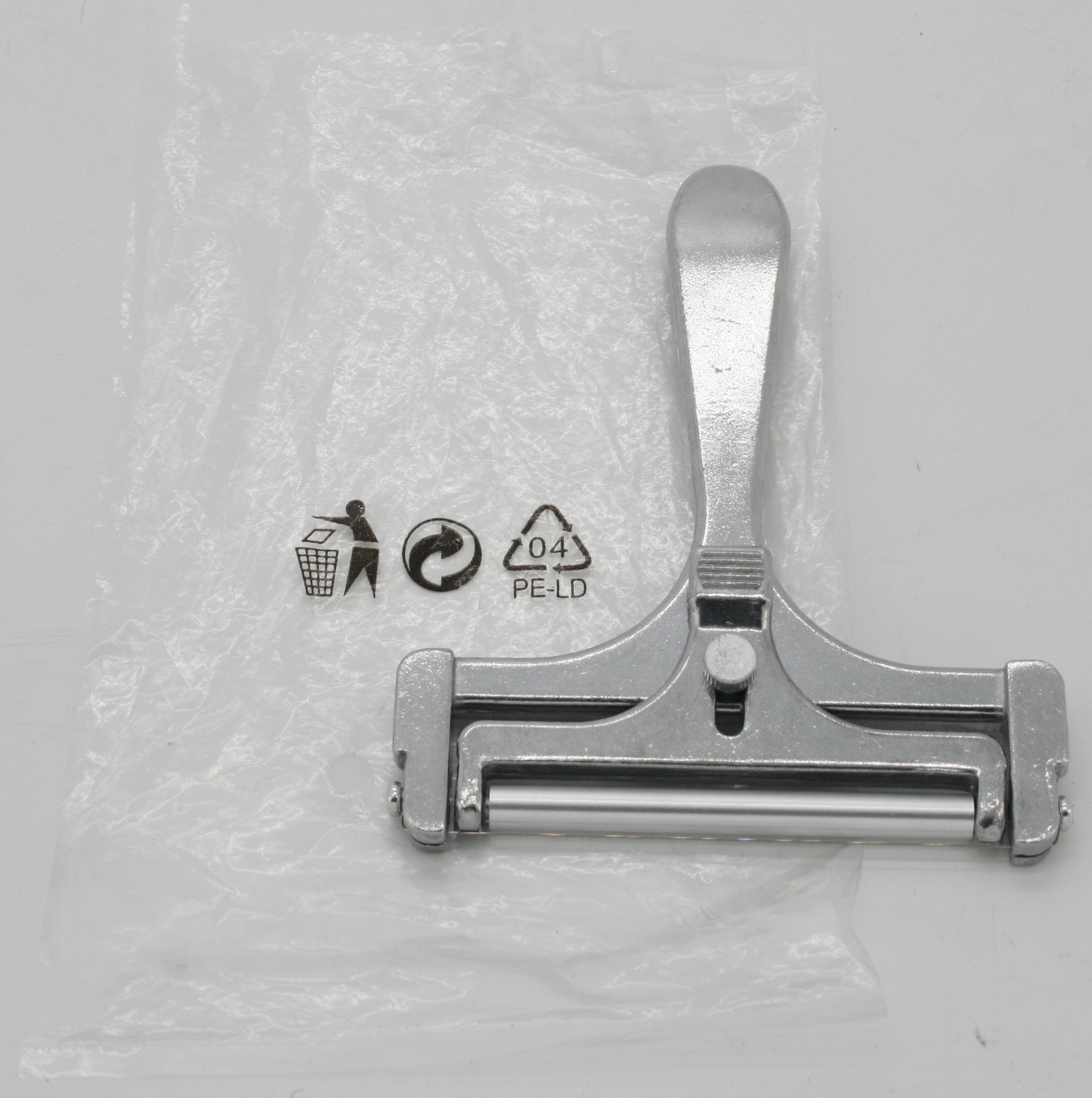 Metal tube squeezer used for efficiently squeezing out contents from tubes, such as toothpaste, paint, or ointment.