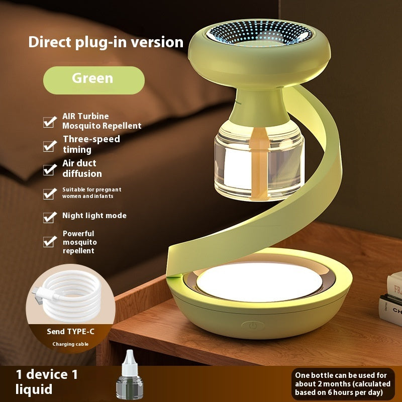 Mosquito Killing Lamp Intelligent Timing Two-in-one Spiral Electric Heating Repellent