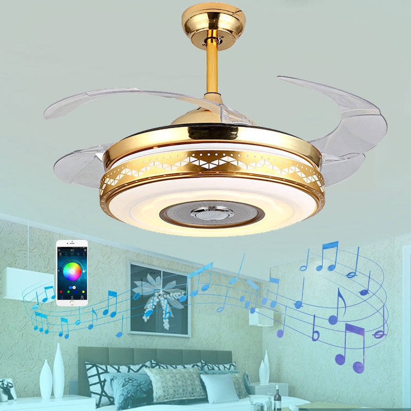 Intelligent Living Room Fan Light – Smart Home Ceiling Fan

